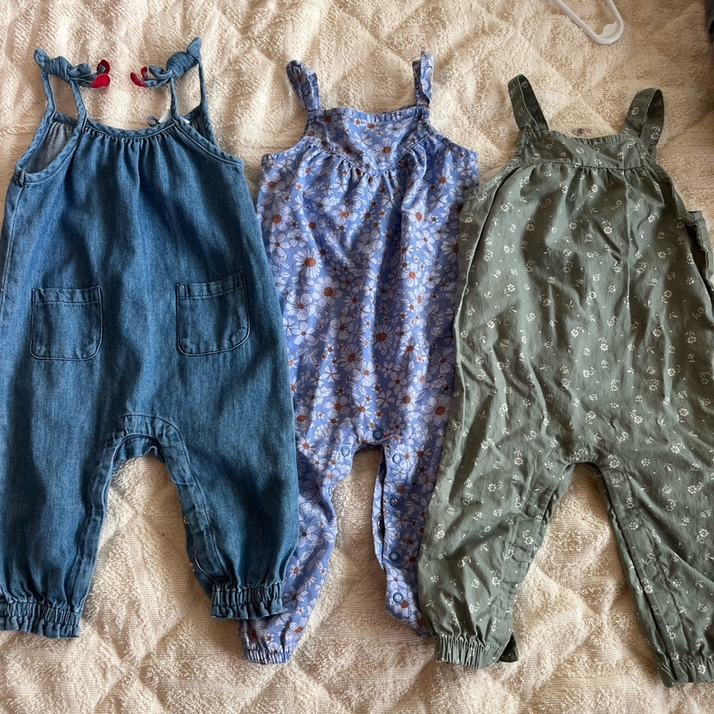 Old Navy Blue and Carters Jumpsuits